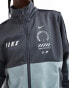 Nike Streetwear woven jacket in grey and blue