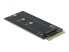 Фото #2 товара Delock SATA 22 pin male to M.2 Key B slot Adapter - SATA - M.2 - 6 Gbit/s - 45 mm - 97 mm - 4 mm