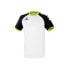 ERIMA Zenari 3.0 T-shirt White / Black / Lime Pop, 3XL - фото #2