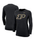 Women's Black Purdue Boilermakers Logo Performance Long Sleeve T-shirt