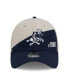 Фото #4 товара Men's Cream, Navy Dallas Cowboys 2023 Sideline Historic 39THIRTY Flex Hat