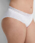 Фото #3 товара Women's Cotton Blend Lace-Trim Hipster Underwear, Created for Macy's