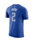 ფოტო #4 პროდუქტის Men's Kyrie Irving Blue Dallas Mavericks Icon Name and Number T-shirt