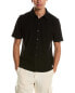 Фото #1 товара Vince Heavy Slub Shirt Men's Black Xs