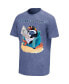 Фото #3 товара Men's Blue Distressed Guinness Washed Graphic T-shirt