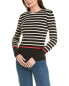 Фото #1 товара Lafayette 148 New York Petite Striped Sweater Women's