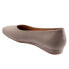 Softwalk Vellore S2162-110 Womens Brown Leather Slip On Loafer Flats Shoes