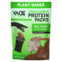 Фото #1 товара Vade Nutrition, Пакетики с растворимым протеином на растительной основе, насыщенный шоколад, 616 г (1,36 фунта)
