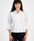 Фото #1 товара Women's Etje Cotton 3/4-Sleeve Collared Blouse