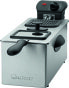 Clatronic FR 3587 - Deep fryer - 3 L - 3 L - Single - Black,Stainless steel - Rotary