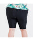 ფოტო #2 პროდუქტის Plus Size Long Bike Swim Shorts