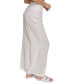 Фото #3 товара Women's Smocked-Waist Cover-Up Pull-On Pants