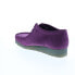 Фото #6 товара Clarks Wallabee 26168860 Mens Purple Suede Oxfords & Lace Ups Casual Shoes