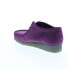 Фото #17 товара Clarks Wallabee 26168860 Mens Purple Suede Oxfords & Lace Ups Casual Shoes