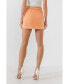 ფოტო #2 პროდუქტის Women's Chain-Trimmed Mini Skirt