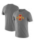 Фото #1 товара Men's Heathered Charcoal Iowa State Cyclones Big and Tall Legend Primary Logo Performance T-shirt