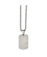 Фото #3 товара Brushed 2mm Reversible Dog Tag Ball Chain Necklace