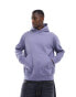 ASOS DESIGN heavyweight hoodie in blue