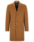 Men's Fully Lined Regular-Fit Coat Бежевый, 38R - фото #3