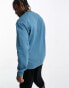 Vans core left chest logo sweatshirt in blue