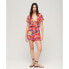 SUPERDRY Beach Playsuit Short Sleeve Short Dress