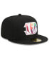 ფოტო #3 პროდუქტის Men's Black Cincinnati Bengals 2023 NFL Crucial Catch 59FIFTY Fitted Hat