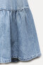 Фото #8 товара Короткое джинсовое платье — zw collection ZARA