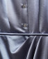 ფოტო #7 პროდუქტის Women's Satin Shirt Dress