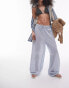 Фото #3 товара Topshop beach linen trouser in blue pinstripe