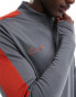 Nike Football Academy 23 1/2 zip sweatshirt in dark grey