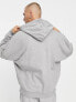 Фото #2 товара ASOS DESIGN super oversized hoodie in grey marl