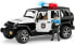 Фото #1 товара Bruder 02526 Jeep Wrangler Unlimited Rubicon Police QTY: 1