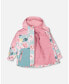 ფოტო #1 პროდუქტის Baby Girl Printed 3 In 1 Mid Season Set Watercolor Roses And Mauve - Infant