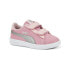 Puma Smash V2 Glitz Glam V Slip On Youth Girls Pink Sneakers Casual Shoes 36737