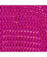 Фото #4 товара Women's Hot Pink Sleeveless Crochet Cover-Up Dress