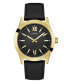 Фото #1 товара Guess Herren Armbanduhr Crescent schwarz, gold 44 mm GW0628G2