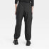 Women's High-Rise Cargo Parachute Pants - All In Motion Black XS