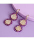 Women's Circular Drop Earrings