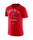 Фото #3 товара Men's Red Georgia Bulldogs Vault Helmet Tri-Blend T-shirt