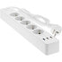Фото #3 товара Сетевой фильтр Inline Socket strip - 5-way CEE 7/3 - with protection and USB QC3.0 white