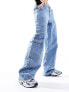 Фото #1 товара Mango cargo jeans in light blue