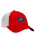 Men's Red, White Columbus Blue Jackets Authentic Pro Rink Trucker Snapback Hat