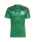 Фото #3 товара Men's Green Mexico National Team 2022/23 Home Blank Replica Jersey