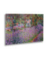 Фото #2 товара Claude Monet The Artist's Garden at Giverny Floating Brushed Aluminum Art - 22" x 25"