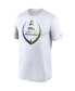 ფოტო #2 პროდუქტის Men's White Seattle Seahawks Icon Legend Performance T-shirt