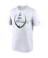 Men's White Seattle Seahawks Icon Legend Performance T-shirt