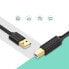 Фото #2 товара Kabel przewód do drukarki USB - USB Typ B 3m czarny