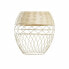 Ceiling Light DKD Home Decor Metal White Light brown Rattan 50 W (30 x 30 x 38 cm)