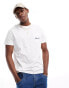 Фото #3 товара Polo Ralph Lauren denim bear back print pocket t-shirt classic oversized fit in white