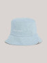 Фото #5 товара Tommy Jeans Denim Bucket Hat in Blue Grey